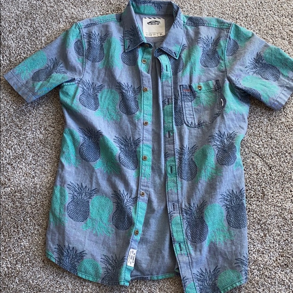 vans collared shirt
